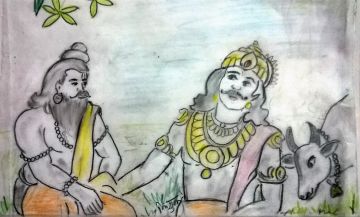 Raja Kaushik And Maharshi Vashishth