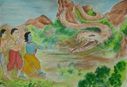 Adhasur Vadh ( अधासुर वध )