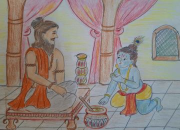 Gargacharyaji Par Baalkrishan Ki Kripa ( गर्गाचार्यजी पर बालकृष्ण की कृपा )