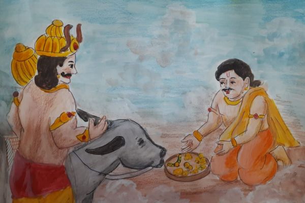 Karn aur Pitron Ka Tarpan  ( कर्ण और पितृ तर्पण )