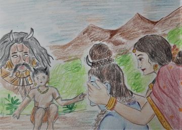 Andhak Ka Janam  ( अंधक का जन्म )