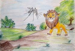 Sher Aur Machhar (शेर और मच्छर)