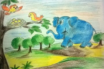 Ghamandi Haathi Aur Chida-Chidi