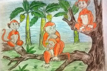 Bandraron Ka Upvas (बंदरों का उपवास)
